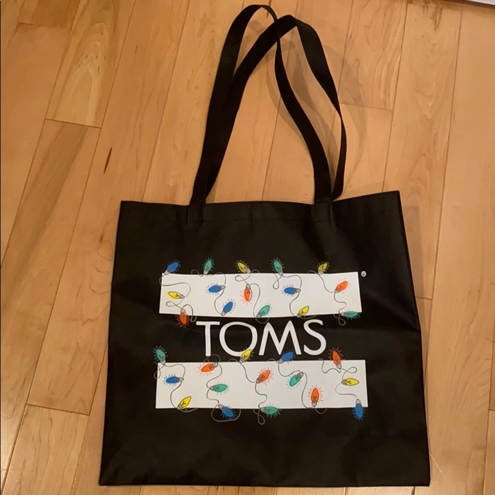 TOMS reusable holiday tote